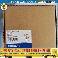 New OMRON NJ501-1300 PLC Module NJ501-1300 CPU Unit NJ5011300 US Free TAX
