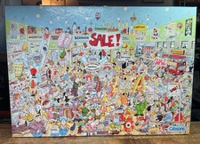 The Great British Summer Sale Gibsons 1000 Piece Jigsaw Puzzle By Dick Bogie