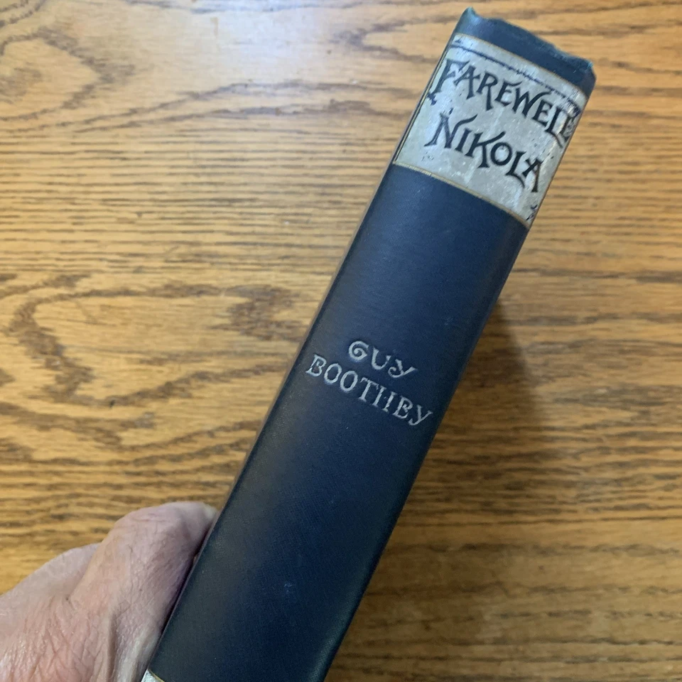 1901 Farewell Nikola Guy Boothby First Edition Illustrated Harold Piffard Foto 4 de 4