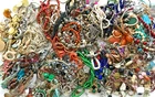 16 Lbs+ HUGE Vtg Costume to Fashion Jewelry lot Necklace Bead Chain UNSORTED