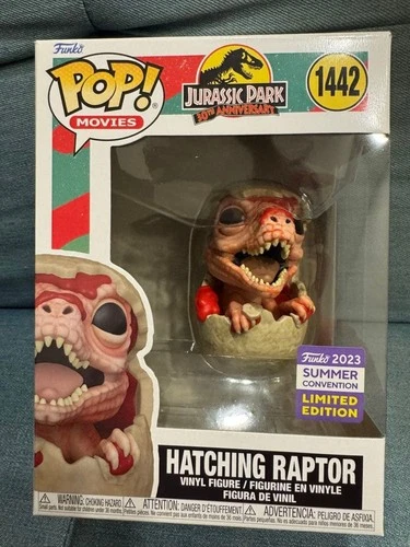 Funk Pop Jurassic Park 30th Limited Edition Raptor Hatching 1442 New