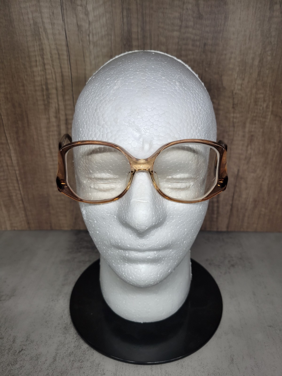 Vintage 70s 80s Oversized Wimbledon June-1 Retro Drop Arm Eyeglass Frames