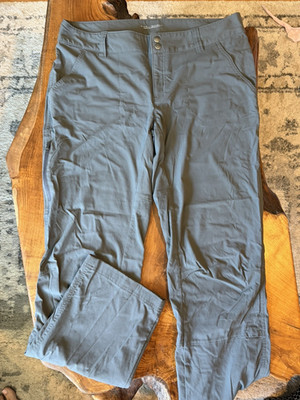 Columbia Omni-Shield Snap Leg Pants Gray Nylon 12