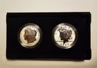 2023-S Morgan & Peace Dollar Reverse Proof 2-Coin Set w/ OGP Box & COA