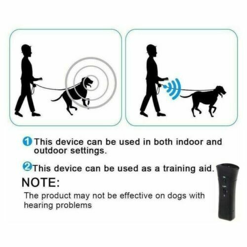 Dog Anti-Bark Deterrent Aggressive Ultrasonic Pet Repeller Barking Stopper Train - Picture 6 of 11