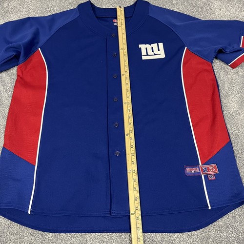 New York Giants Football sehr guter Zustand Imageware NFL Baseball Stil Trikot Herren Größe 2XL - Bild 6 von 8