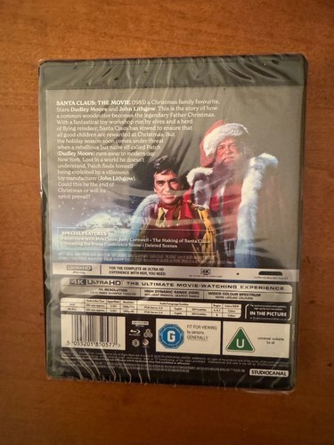 SANTA CLAUS - THE MOVIE - 4K ULTRA HD/BLU-RAY - BRAND NEW - FREE SHIPPING! - Picture 3 of 3