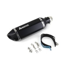 Slip-on 51mm Universal Motorcycle Exhaust Muffler Pipe With Db Killer Silencer Slip-on 51mm Universal Motorcycle Exhaust Muffler Pipe With Db Killer Silencer