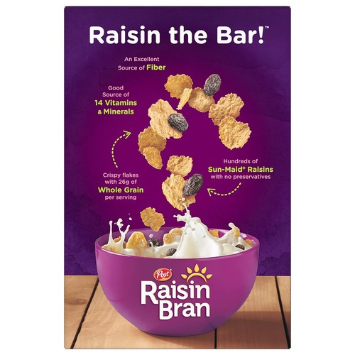 Post Uvetta Crusca® Grano Integrale e Crusca Colazione Cereali Kosher 16,6 once - Foto 8 di 12