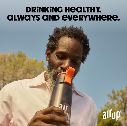 air up ® WATER BOTTLE VIBRANT GREEN 1.37 pt / 22 oz / 650 ml New Free Shipping - Picture 10 of 11