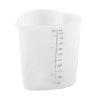 500ml herzförmiger verdickter Kieselgel Messbecher Silikon DIY Werkzeug Rühren