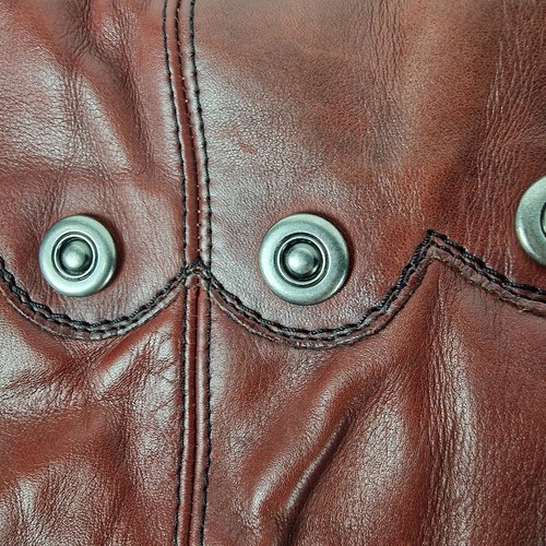 Remonte Mujer Annemarie 86 Rojo Cremallera Lateral Botón Botas Occidentales Zapatos Talla 8 UK - Imagen 15 de 15