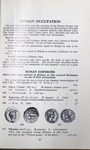 GB: Seaby's Catalogue of British Coins, parts 1 &2, 8th ed, 1969, 278 pgs  - Afbeelding 3 van 4