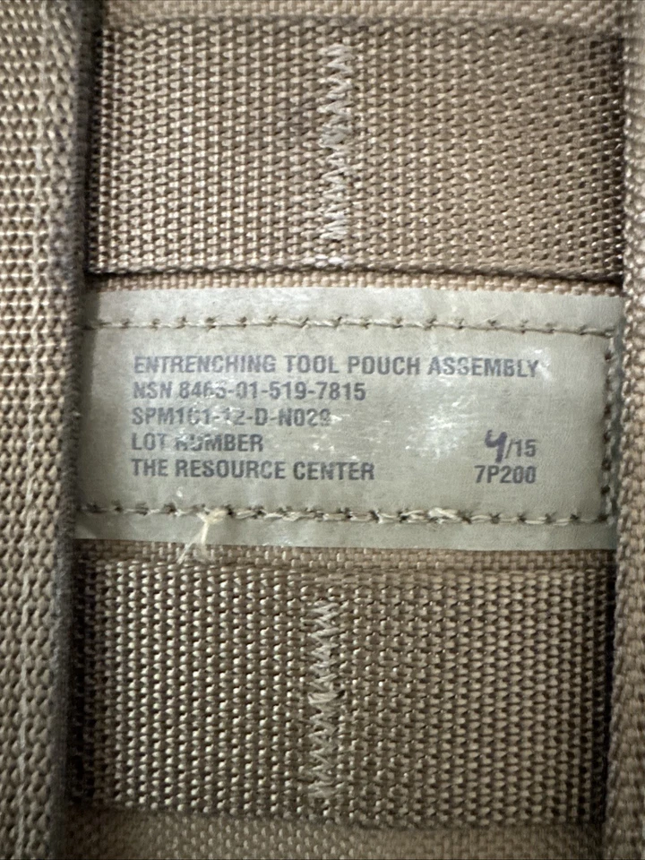 Pala de atrincheramiento de herramientas electrónicas con bolsa portadora MOLLE II Foto 3 de 4