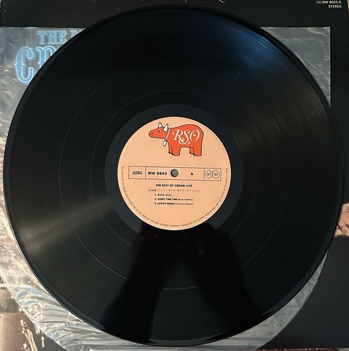 The Best Of Cream Live LP JASRAC mw8666 Japanese Pressing, Double LP - Picture 2 of 11