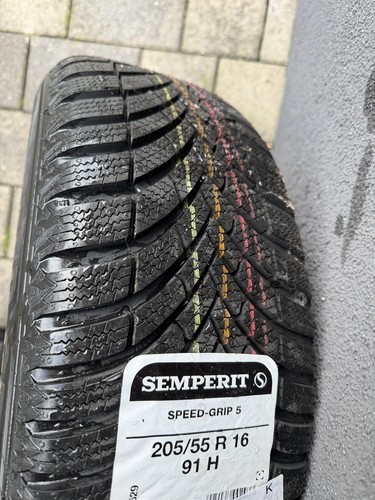 4 X 205/55R16 91H Winterreifen Auf Alufelgen NEU Golf Leon A3 Oktavia - Bild 2 von 4