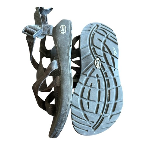 CHACOS Z1 Classic Black Strap Sandal Women"s Size 8 Vibram Sole - Picture 3 of 6