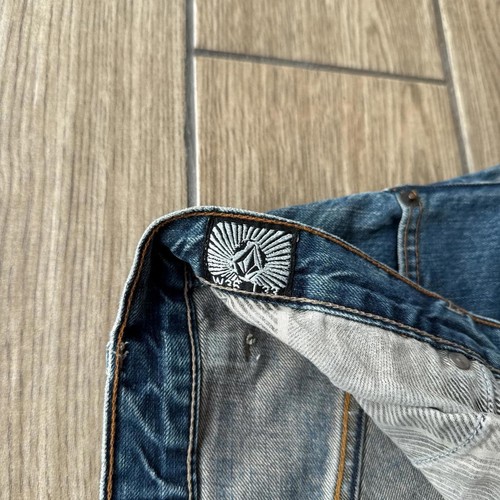 Y2K Volcom Skater Baggy Wide Denim Men’s Jeans - Picture 6 of 8