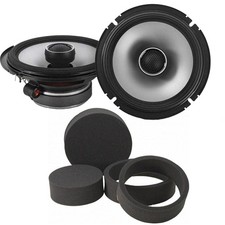 Alpine S2-S65 Coax Speakers  Stinger RKFR6 Roadkill Fast Rings 6/6.5 Inch