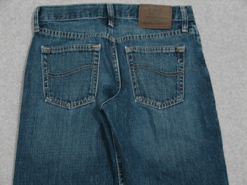 QK15421 **LEE** PREMIUM RELAXED STRAIGHT LEG JEANS 14R (msr 28"x28") DUNKELBLAU - Bild 3 von 5
