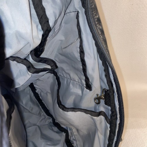 Vintage AMERIBAG Tasche schwarz Leder klassisch Sling Schulter Rucksack LESEN - Bild 10 von 13
