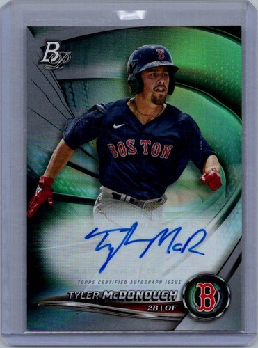 2022 Bowman Platinum #TOP-29 Tyler McDonough Top Prospect Autograph - 第 1/2 張圖片