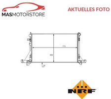 KÜHLER WASSERKÜHLER MOTORKÜHLER NRF 58481 P NEU OE QUALITÄT