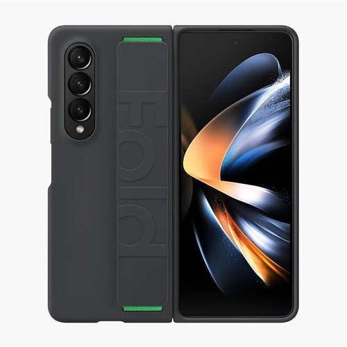 Funda protectora con agarre de silicona plegable 4 OEM banda de cinturón mate para Samsung Galaxy Z - Imagen 3 de 14