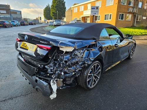 2021 21 BMW 4 Series 420i Convertible M Sport Auto Damaged Repairable Salvage - Picture 6 of 24