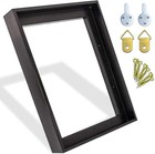 Floating Frame for Canvas fits 1 1/4" Deep Canvas Painting Floater Frames Black