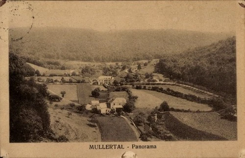 Postcard Müllerthal Waldbillig Luxembourg, general view - 11513344