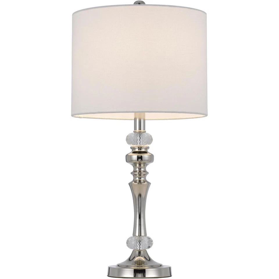 Lámpara de mesa CAL Iluminación y accesorios BO-3097TB-2 Effingham acero cepillado Foto 2 de 4