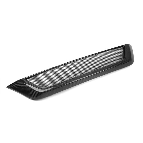 Black Front Bumper Grille Mesh For Honda CRV 2010-2011 Carbon Fiber - Picture 3 of 13