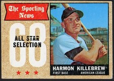 1968 Topps Harmon Killebrew AS #361 (TWINS) G/VG