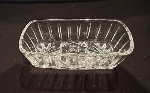 Vintage Anchor Hocking Clear Glass Quarter Pound Covered Butter Dish - Picture 5 of 7
