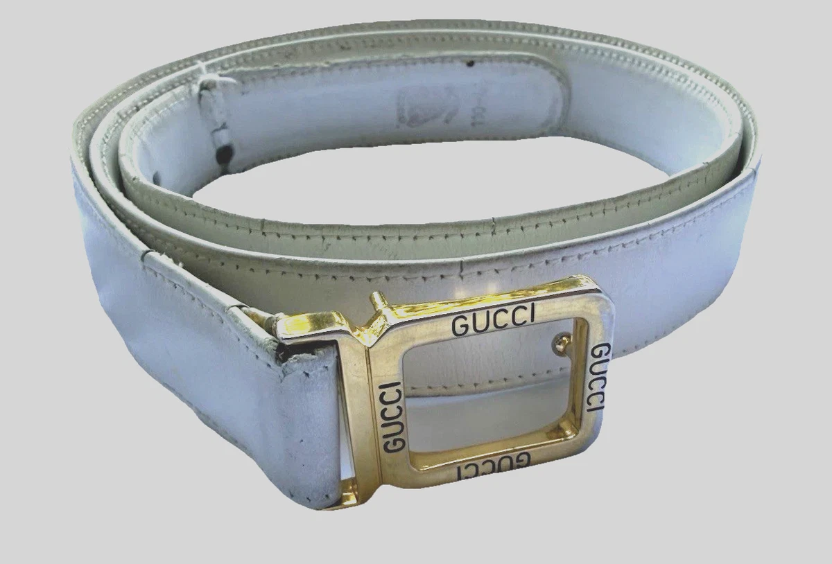 White Gucci Belts for sale - eBay