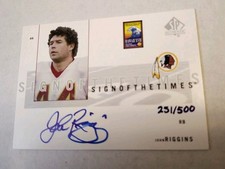 2002 UD SP Authentics - John Riggins #JR - #251/500 AUTO On Card Auto Hawii