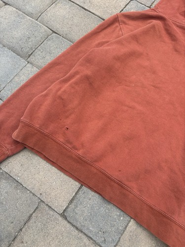 Hurley Hoodie Mens Medium Long Sleeve Logo Front Pocket Fleece Sweatshirt Maroon - Picture 6 of 8