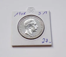 Deutschland - Preußen  3 Mark 1908 ~ Wilhelm II.