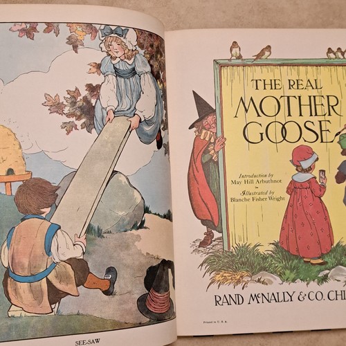 Vintage 1971 The Real Mother Goose Rand McNally Kinderbuch Hardcover - Bild 6 von 8