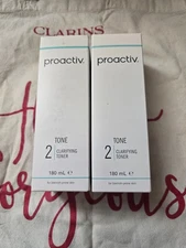 2 x PROACTIV GENTLEPROACTIV STEP 2 CLARIFYING TONER 180ml TONE BLEMISH SKIN FACE