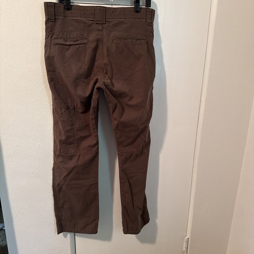 Pantalone Wrangler Uomo 34x30 Marrone Attrezzatura All Terrain Outdoor Escursionismo Arrampicata Lavoro - Foto 7 di 8