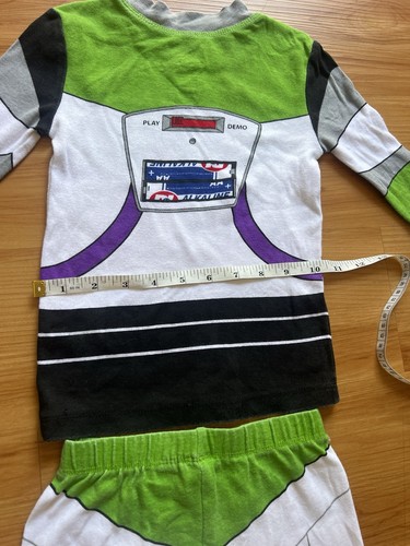 Disney Store Buzz Lightyear PJ Pal Costume Pajamas size 5 Toy Story Used - Picture 6 of 9