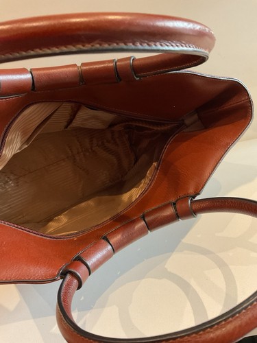 Delborgo Brown Leather Grab Bag - Picture 7 of 7