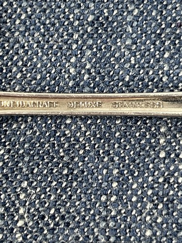 Oneidacraft Deluxe Chateau Stainless Cold Meat Fork 8 3/8” - Picture 7 of 8