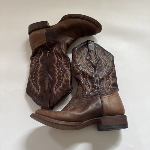 Vintage RESISTOL Cowboystiefel Herren 7B (SCHMAL) Western Leder LESEN - Bild 4 von 10
