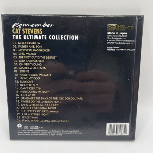 Cat Stevens - Remember (The Ultimate Collection) CD K2HD Mastering Japan 2011 - Picture 7 of 12