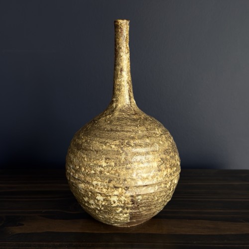 Vintage Joanna Price Signed Studio Pottery Vase 1960's Long Neck 11" Tall - Picture 7 of 14