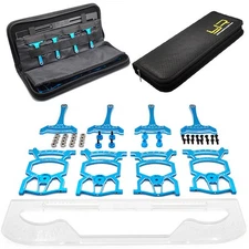 NEW Yeah Racing YT-0140BU Universal Set Up System Ver.3 Blue For 1/10 On Road Ca
