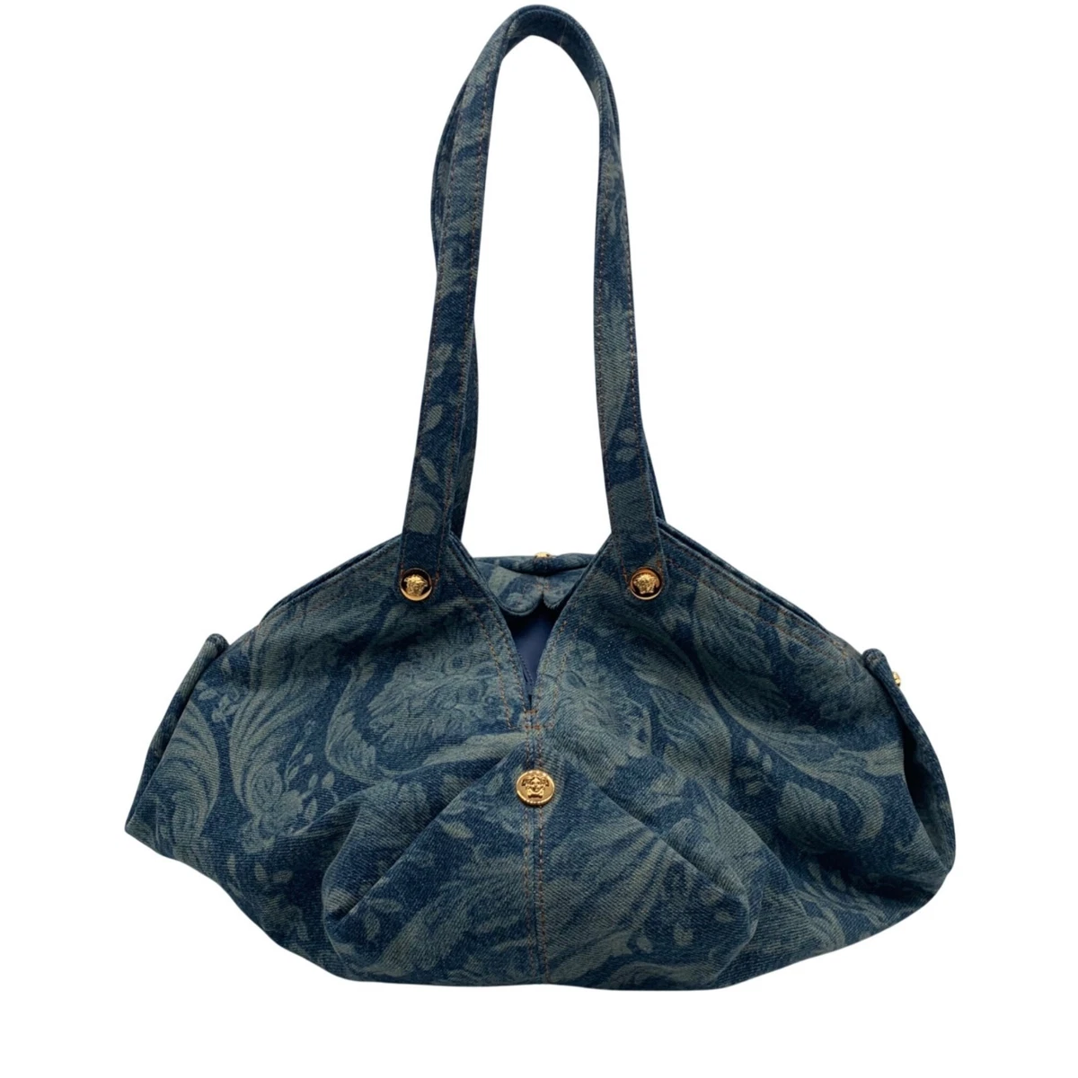 Versace Denim Exterior Tote Bags & Handbags for Women for sale | eBay